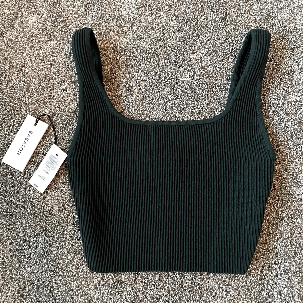 Aritzia Babaton Sculpt Crop Tank